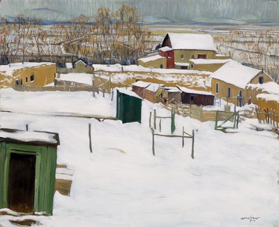 Taos in the Snow, c.1914-20 by Walter Ufer